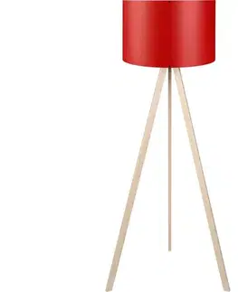 Lampy  Stojacia lampa AYD 1xE27/40W/230V červená/béžová 780SGN2465