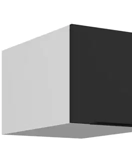 Kuchynské skrinky visiace Kuchynská skrinka Aria-Bl/Wh Anti Fingerprint 40 Nagu-36 1f