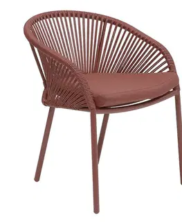 Kovové záhradné jedálenské zostavy Hliníková jedálenská zostava ORIENT 1+6 (terracotta)