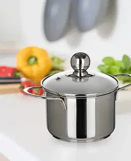 Súpravy riadu Banquet Nehrdzavejúci kastról s pokrievkou Piccolo, 12 cm, 0,85 l
