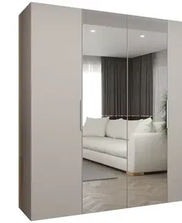 Šatníkové skrine Skriňa Marbella II 200 kašmír/kašmír
