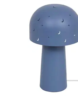 Lampy Atmosphera - Detská stolná lampa STARRY MUSHROOM 1xE14/25W/230V modrá 211060A