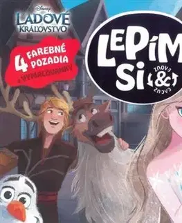 Nalepovačky, vystrihovačky, skladačky Ľadové kráľovstvo - Lepím si znova