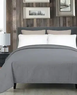 Prehozy na posteľ Prikrývka na posteľ Sonia 200x220 cm 4 sivá