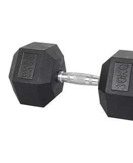 Činky Šesťhranná činka inSPORTline Hexsteel 30 kg