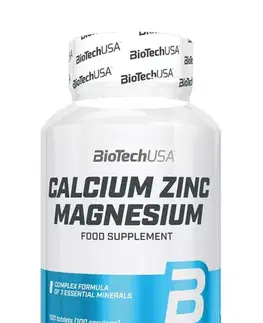 Magnézium Calcium Zinc Magnesium - Biotech USA 100 tbl