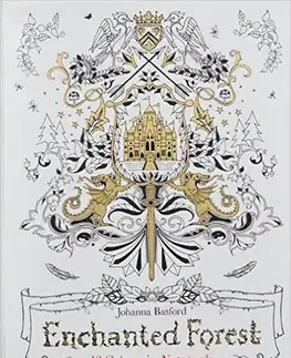 Maľovanky pre dospelých Enchanted Forest - 12 Colour-in Notecard - Johanna Basford