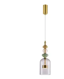 Svietidlá  LED Luster na lanku ARTE LED/12W/230V pr. 13 cm mosadz ML0359