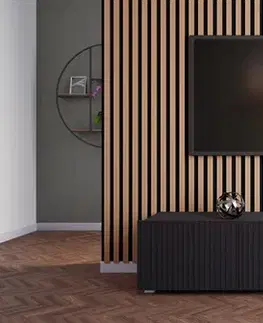 TV stolíky ArtGiB TV stolík KOLDER KL-02 | čierny mat