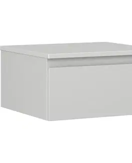 Kúpeľňový nábytok MEXEN/S - Orio kúpeľňová skrinka pod umývadlo 50 cm s doskou, 1 šuplík, sivá mat 91A10-05023-1-BFC62