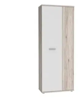 Botníky Komoda/Botník SIMO biela/taupe MS157-P79F