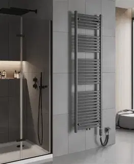 Radiátory do kúpeľne MEXEN/S - Hades radiátor + vykurovacia tyč 1800 x 500 mm, 900 W, antracit W104-1800-500-2900-66