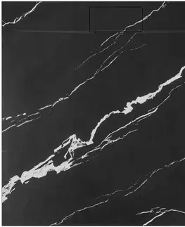 Vane REA - Sprchová vanička Bazalt CARRARA BLACK 90x90 REA-K7003