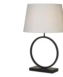 Lampy Searchlight EU93101WH - Stolová lampa ELEGANT 1xE27/60W/230V biela EU93101WH