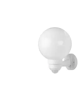 Svietidlá  ZOM-S-20/B - Vonkajšie nástenné svietidlo s čidlom PARK S 1xE27/60W/230V