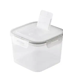 Dózy na potraviny Kinekus Dóza plastová Q-lock 1600ml  hranatá