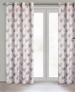 Závesy do spálne Záves ASETA 140X250 na priechodkách 391728
