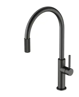 Kuchynské drezy OMNIRES OMNIRES - Drezová batéria (kompatibilná s akýmkoľvek systémom filtrácie vody), grafit SW9057GR