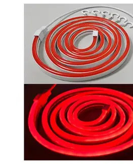 LED osvetlenie  LED Flexibilný pásik NEON LED/5V USB 1,8 m červená 008 0001126