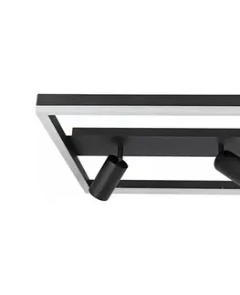 Svietidlá SmartLED LED Stropné svietidlo LED/38W/230V + 2xGU10/30W čierna 7940