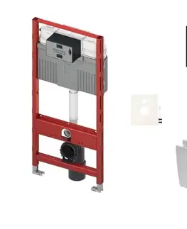 Záchody Cenovo zvýhodnený závesný WC set TECE do ľahkých stien / predstenová montáž + WC SAT Brevis SIKOTS3W4 SIKOTS3W4