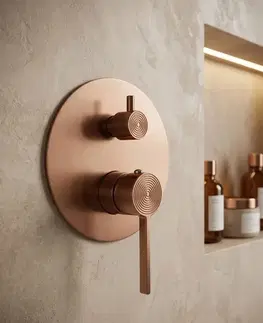 Sprchy a sprchové panely REA - Podomietková sprchová sada Foster Brush Copper + BOX REA-P7621