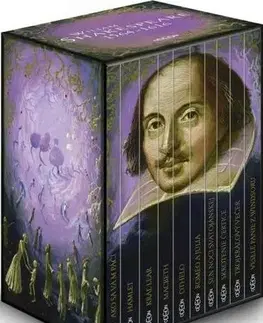 Dráma, divadelné hry, scenáre Shakespeare - komplet 10 kníh - William Shakespeare
