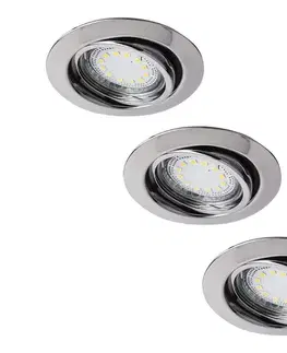 LED osvetlenie Rabalux 1050 - SADA 3xLED Podhľadové svietidlo LITE 3xGU10-LED/3W/230V 1050