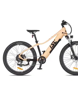 Elektrobicykle inSPORTline ISL Atezion 374 Wh 26" - model 2026 Peach Beige - 15" (142-165 cm)