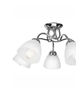 Svietidlá  Prisadený luster MIRANDA 5xE27/60W/230V lesklý chróm LM 5.150/CHROM