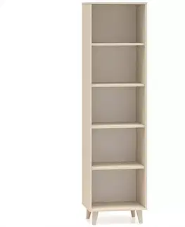 Vitríny a regály do obývačky Regál Mevel 03 Púštny piesok