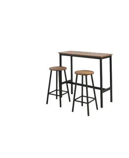 Konferenčné stolíky Jedálenský set Mola Barok Black