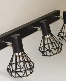 Lampy do obývačky Bodové svietidlo Mini Szach 2742 Čierna  LS3