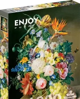 1000 dielikov Enjoy Puzzle Kvetinové zátišie