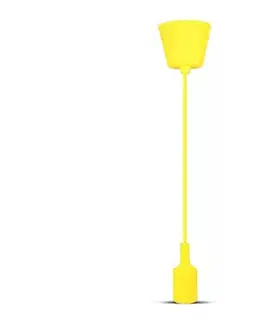 Svietidlá  Luster na lanku 1xE27/60W/230V žltá 3485