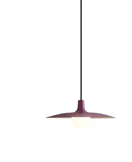 Koľajnicové svetelné systémy Retro závesná lampa fialová pre koľajnicový systém 1-fázový - Slimline Panzi