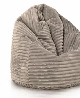 Sedacie vaky a kocky Sedací vak Bag Sako XL stripe TiaHome - béžová