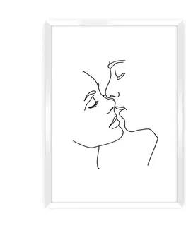 Obrazy Plagát Kiss Line