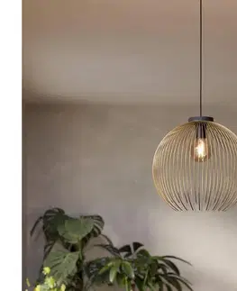 Svietidlá Eglo 901003 - Luster na lanku VENEZUELA 1xE27/40W/230V zlatá 901003