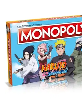 Rodinné hry Winning Moves Hra Monopoly Naruto (hra v angličtine)