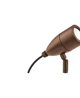 Záhradné lampy Ideal Lux - Vonkajšia lampa INSIDE 1xG9/15W/230V 27,5 cm IP54 hnedá 247045