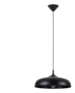 Svietidlá  SL.1330 - Luster na lanku GINA 1xE27/15W/230V pr. 38 cm čierna SL.1330