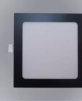 Stropnice LED panel SQUARE 3W 4200K štvorcový čierny