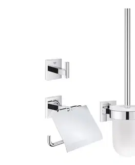 Svietidlá GROHE 41123000 - 3 v 1 sada doplnkov na toaletu, lesklý chróm 41123000