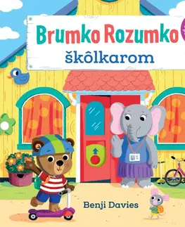 Leporelá, krabičky, puzzle knihy Brumko Rozumko škôlkarom - Ema Potužníková,Benji Davies