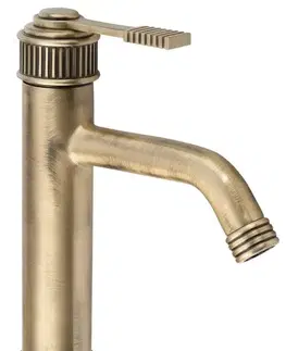 Kúpeľňové batérie SAPHO - VERSI stojanková umývadlová batéria, bronz RV002/18