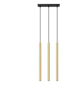Svietidlá  SL.1196 - Luster na lanku PASTELO 3xG9/8W/230V zlatá SL.1196