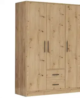 Šatníkové skrine Skriňa Smart SR2 3D artisan