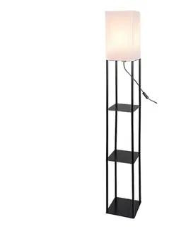 Lampy Rabalux 74191 - Stojacia lampa s poličkami BRONN 1xE27/40W/230V 74191