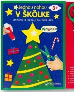 Nalepovačky, vystrihovačky, skladačky Jednou nohou v škôlke – Vianoce 3+